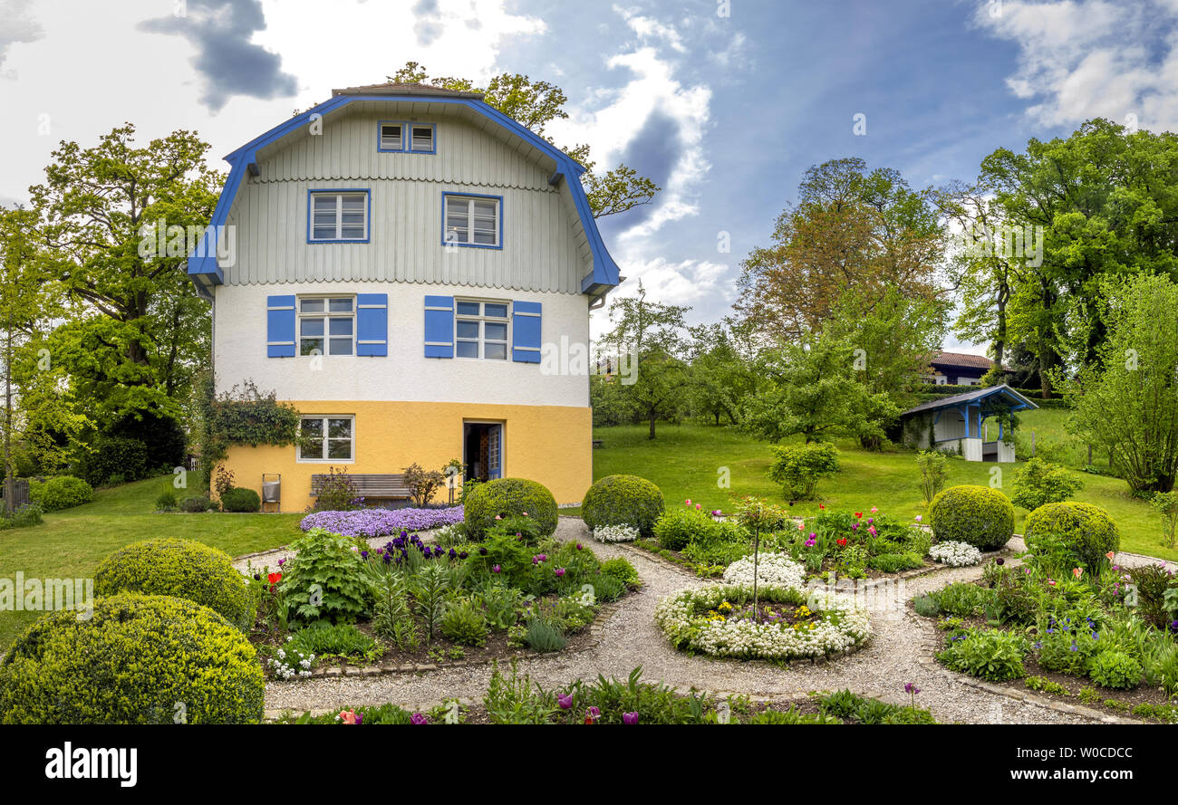 Muenter House in Murnau, Bavaria, Germany. Stock Photo