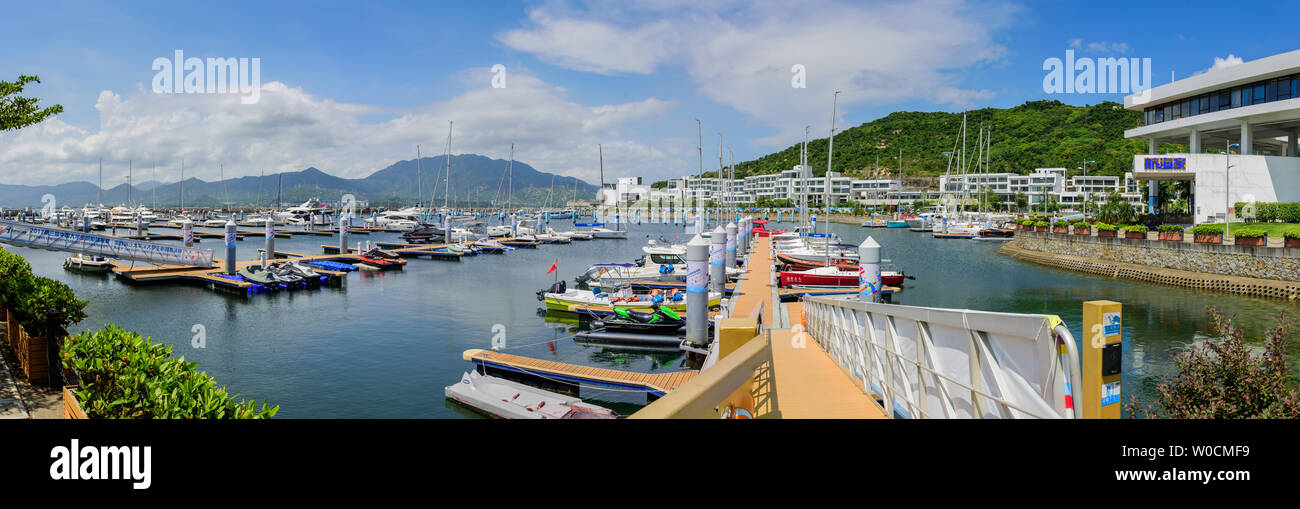 Seven Bay Yacht Club Stock Photo