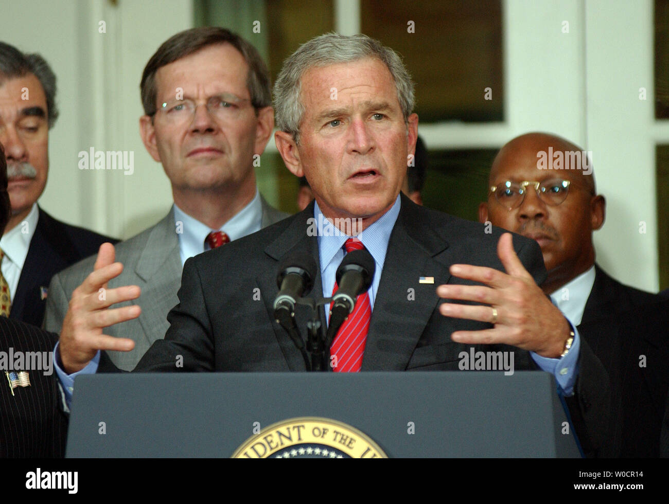 George W Bush Cabinet Members Stock Photos George W Bush Cabinet