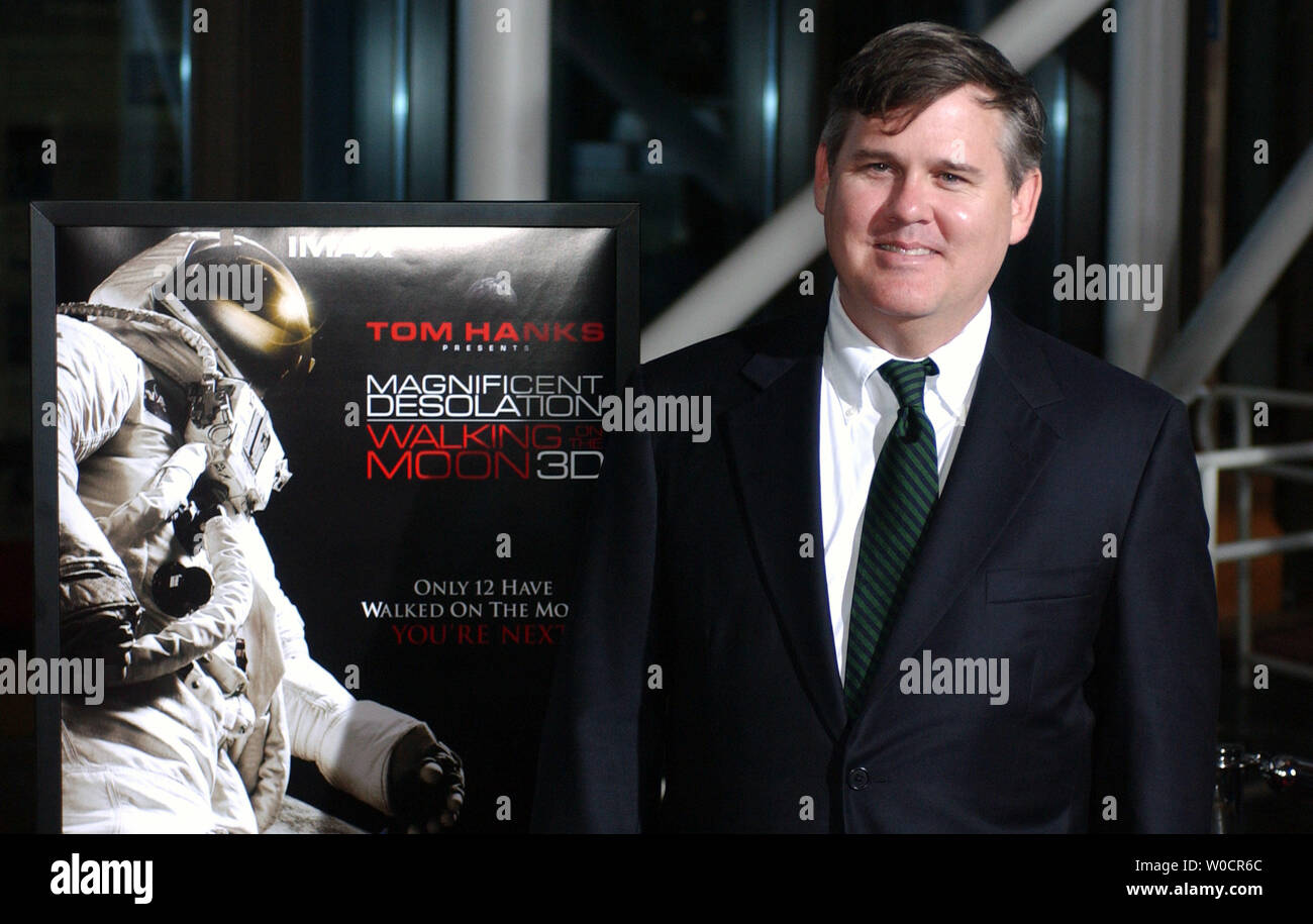 Director Mark Cowen walks the red carpet at the premier of the IMAX movie Magnificent  Desolation: Walking on the Moon presented by Tom Hanks, at the National Air  and Space Museum in