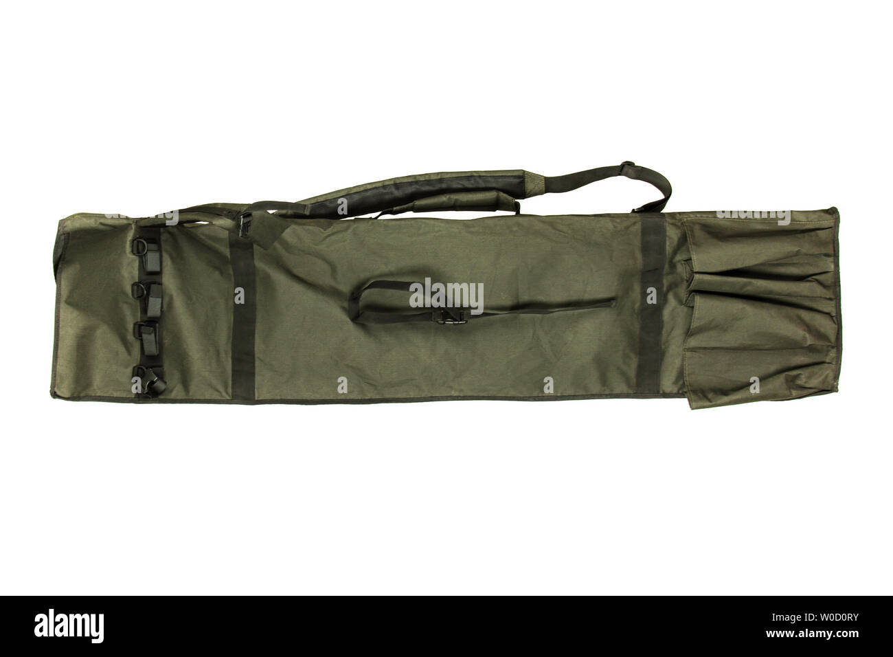 Green soft case for guns isolated for white background Stock Photo - Alamy