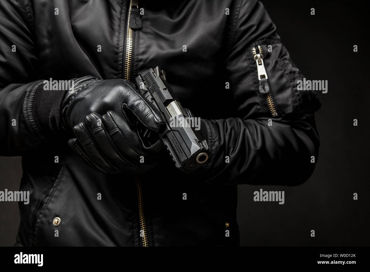 Aggressive soldier man holding hi-res stock photography and images - Alamy