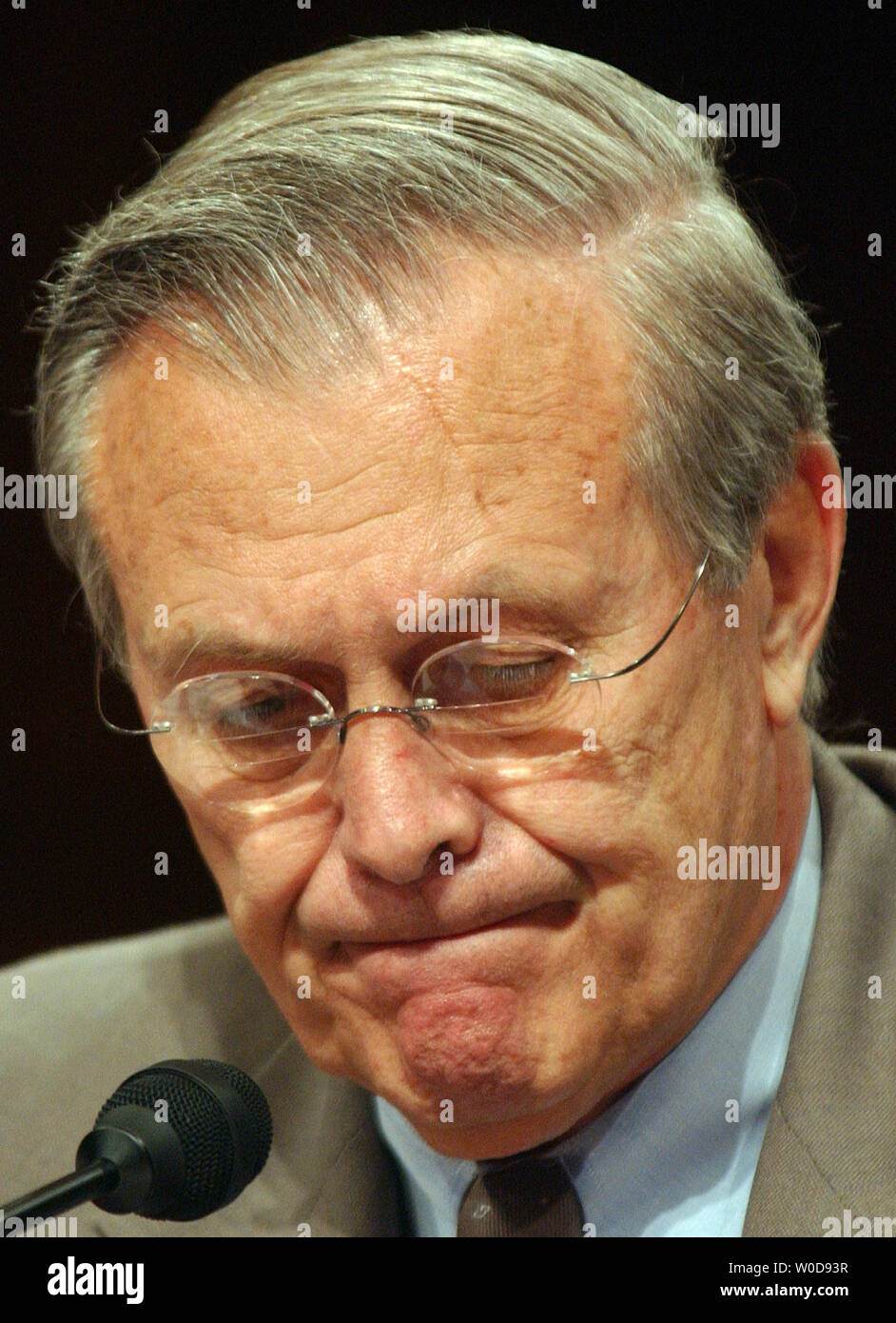 President Rumsfeld Donald Rumsfeld, pictured in a file photo, resigned as Secretary of ...