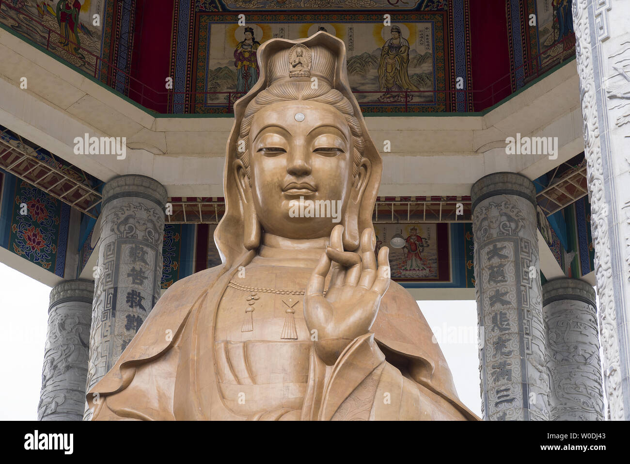 The statue of the Kuan Yin at The Kek Lok Si Temple "Temple of Supreme