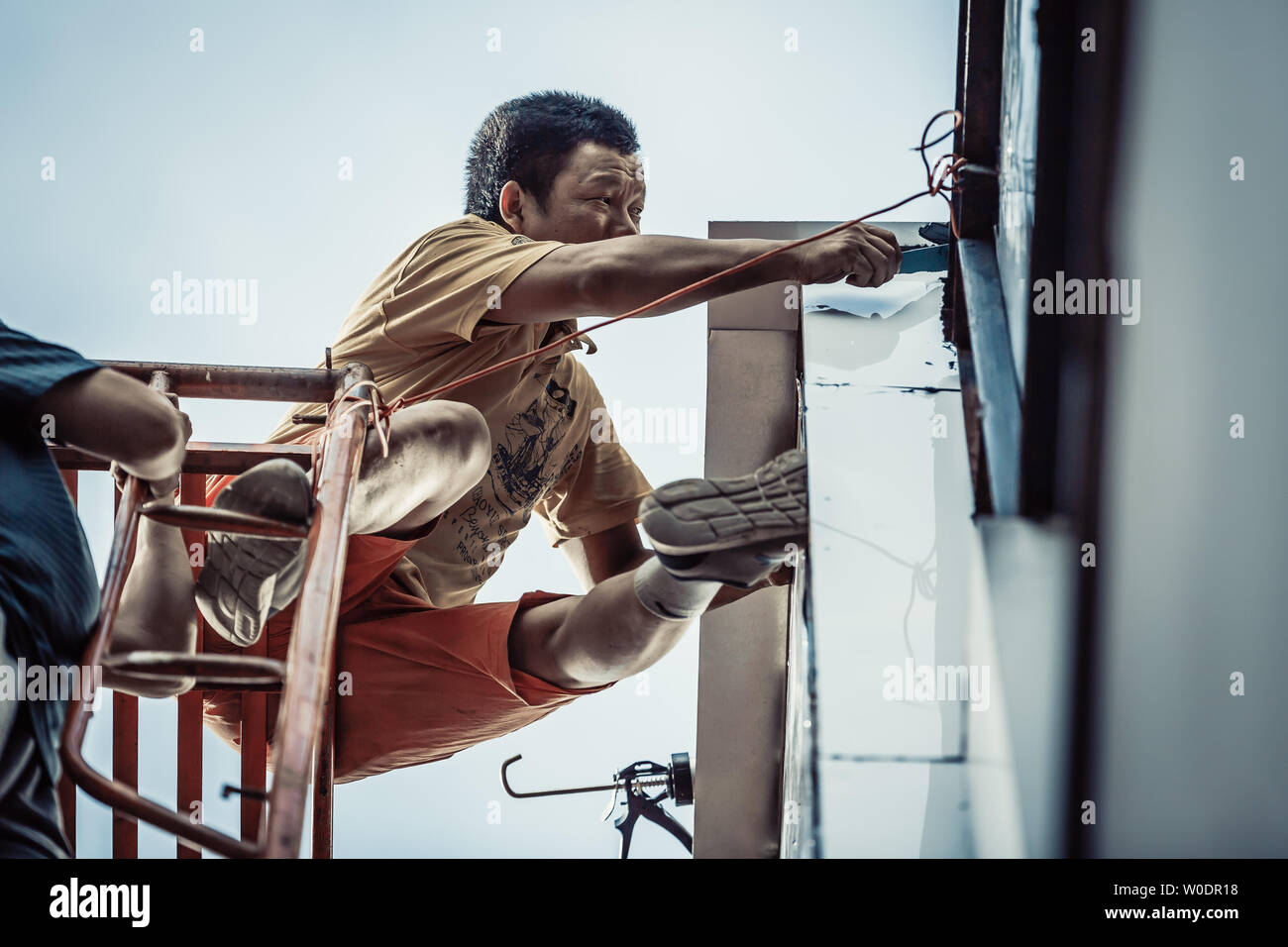 Construction workers Stock Photo