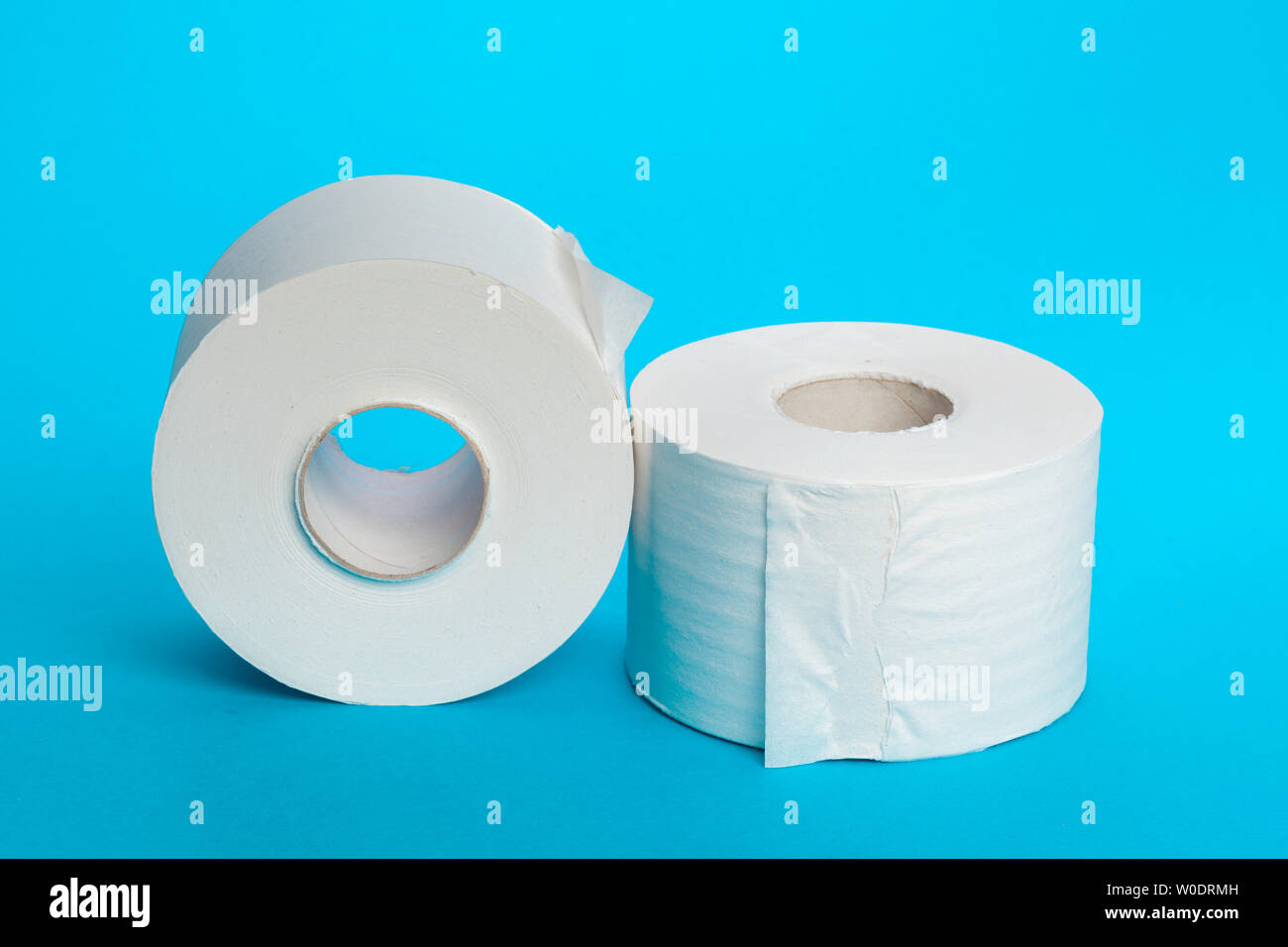 Toilet paper unrolling Stock Photo Alamy
