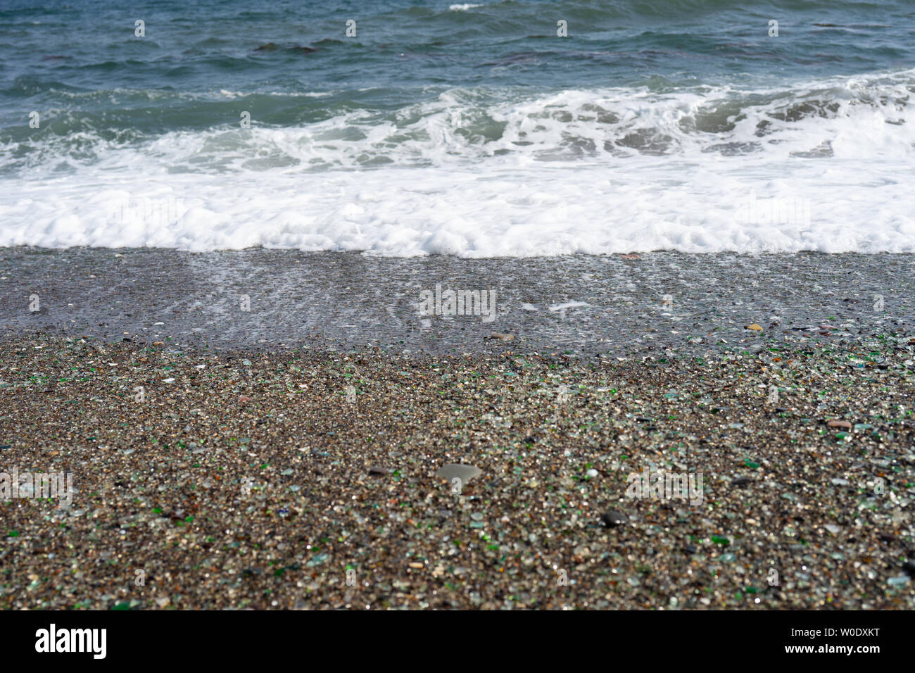 Natural background of sea glass Stock Photo - Alamy