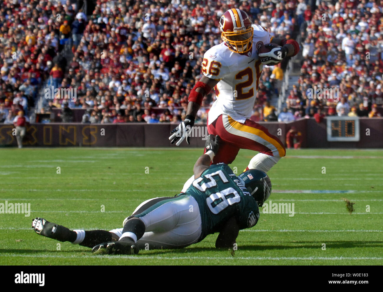 Redskins clinton portis new york hi-res stock photography and images - Alamy