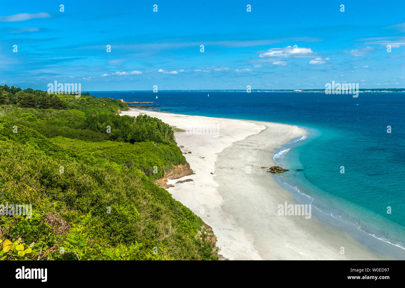 France, Brittany, Ile de Groix, geological nature reserve François-le ...