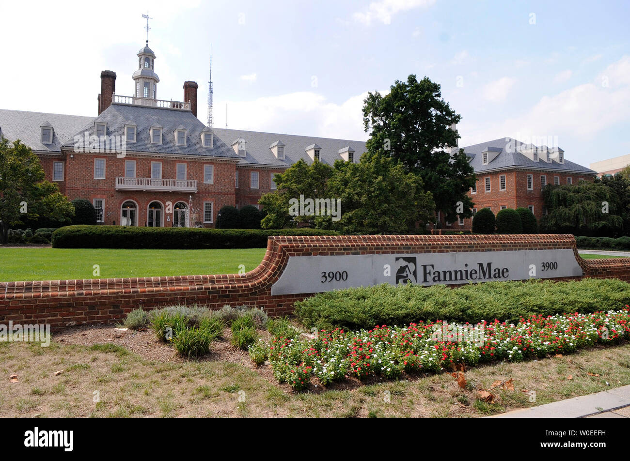 The Fannie Mae corporate headquarters is seen in Washington on September 8, 2008. The Bush administration announced it was taking control of the troubled mortgage lending giants Fannie Mae Freddie Mac in an attempt to help save the lenders and reverse the housing and credit crisis. (UPI Photo/Kevin Dietsch) Stock Photo
