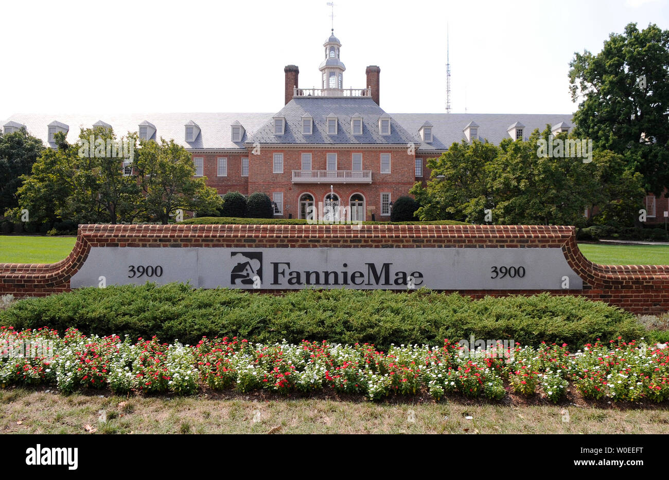 The Fannie Mae corporate headquarters is seen in Washington on September 8, 2008. The Bush administration announced it was taking control of the troubled mortgage lending giants Fannie Mae Freddie Mac in an attempt to help save the lenders and reverse the housing and credit crisis. (UPI Photo/Kevin Dietsch) Stock Photo