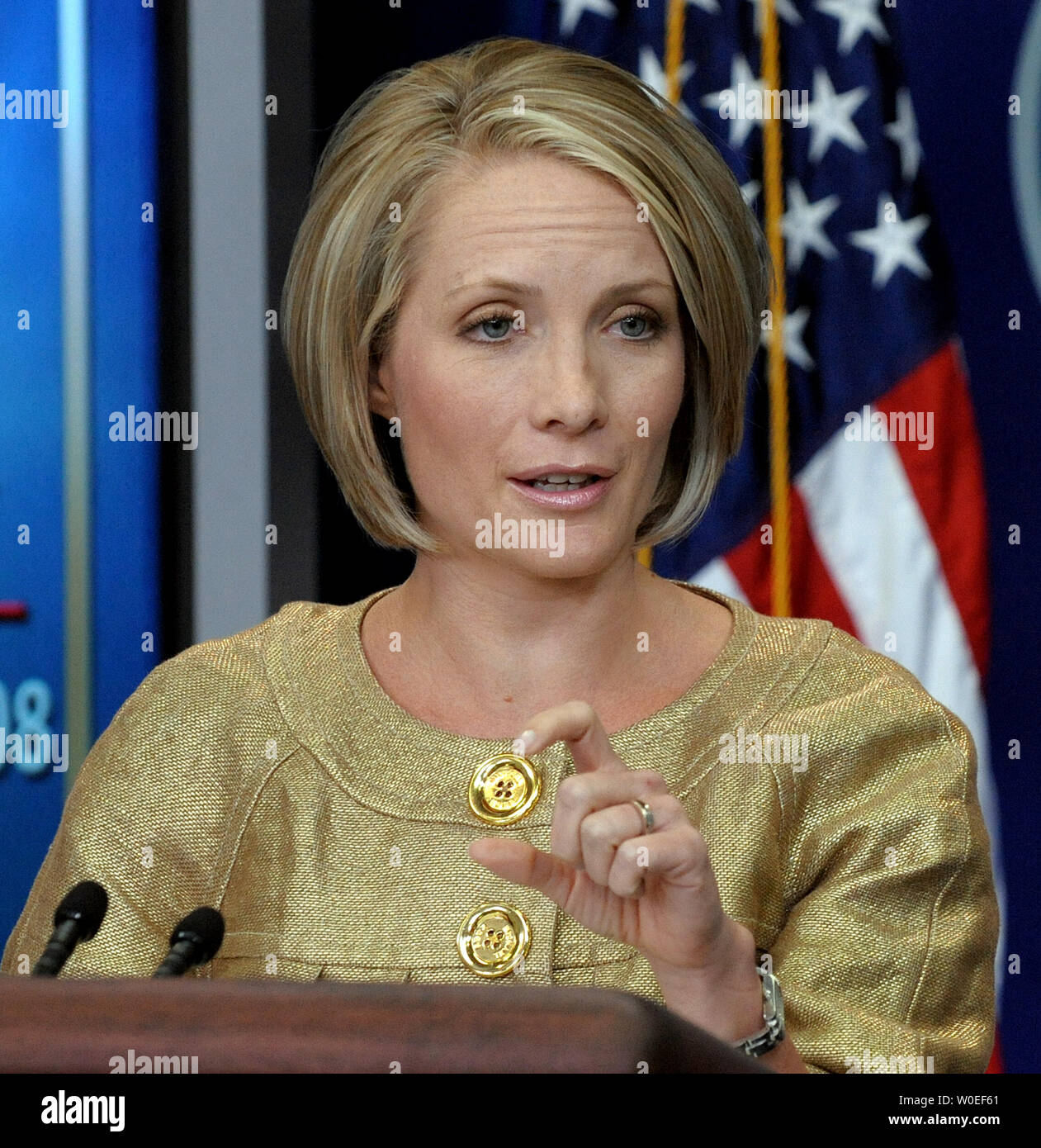 White house press secretary dana hires stock photography and images