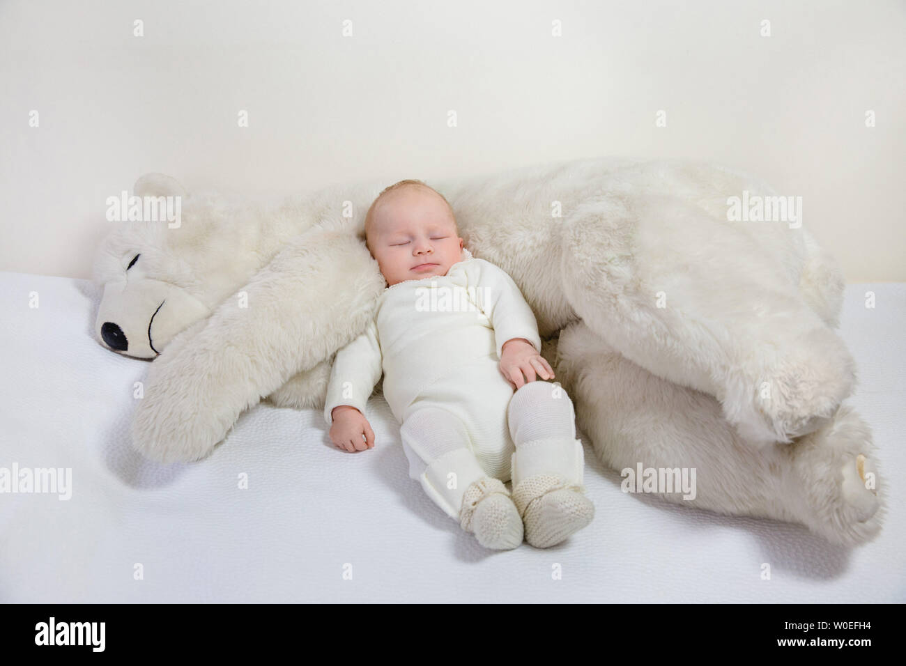 huge white teddy bear