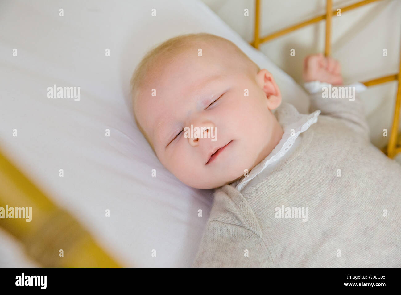 baby sleeping on face