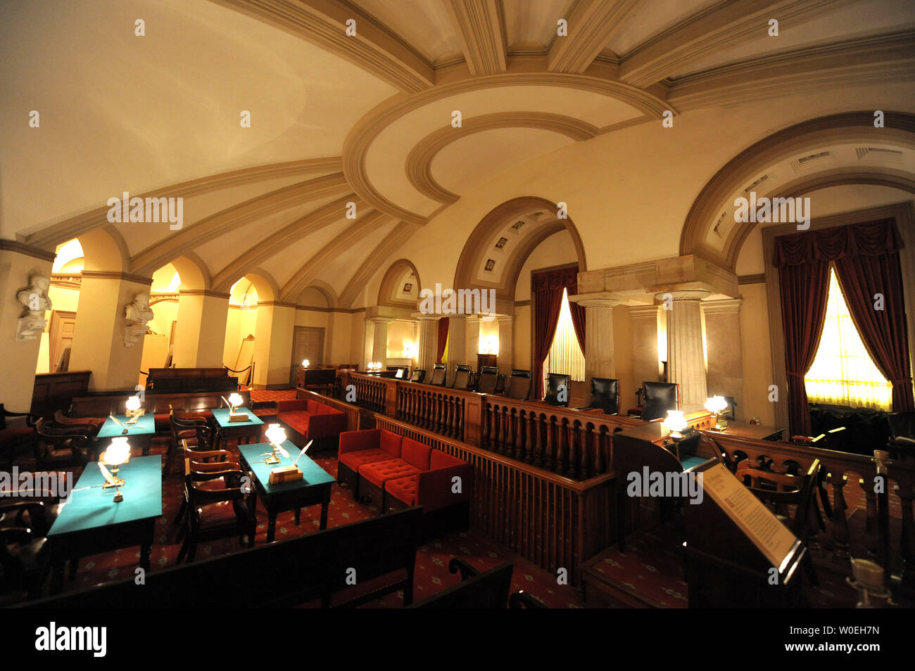 Old supreme court chamber in washington hi res stock photography and