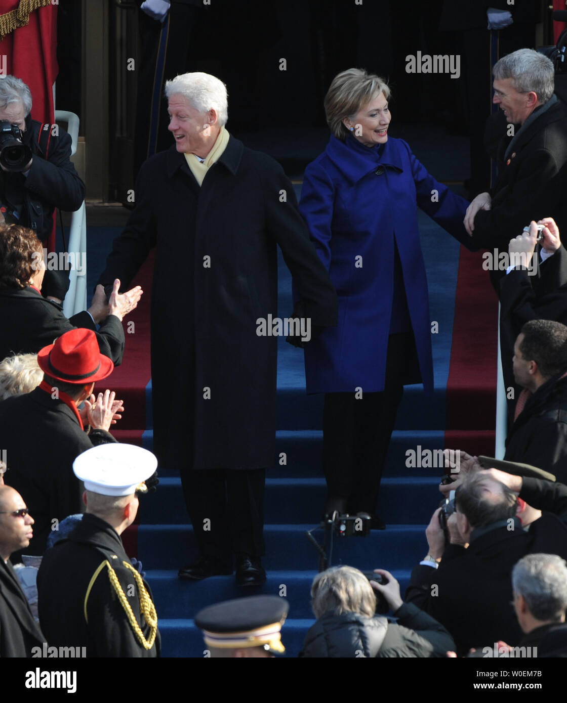 Hillary bill clinton inauguration hi-res stock photography and images ...