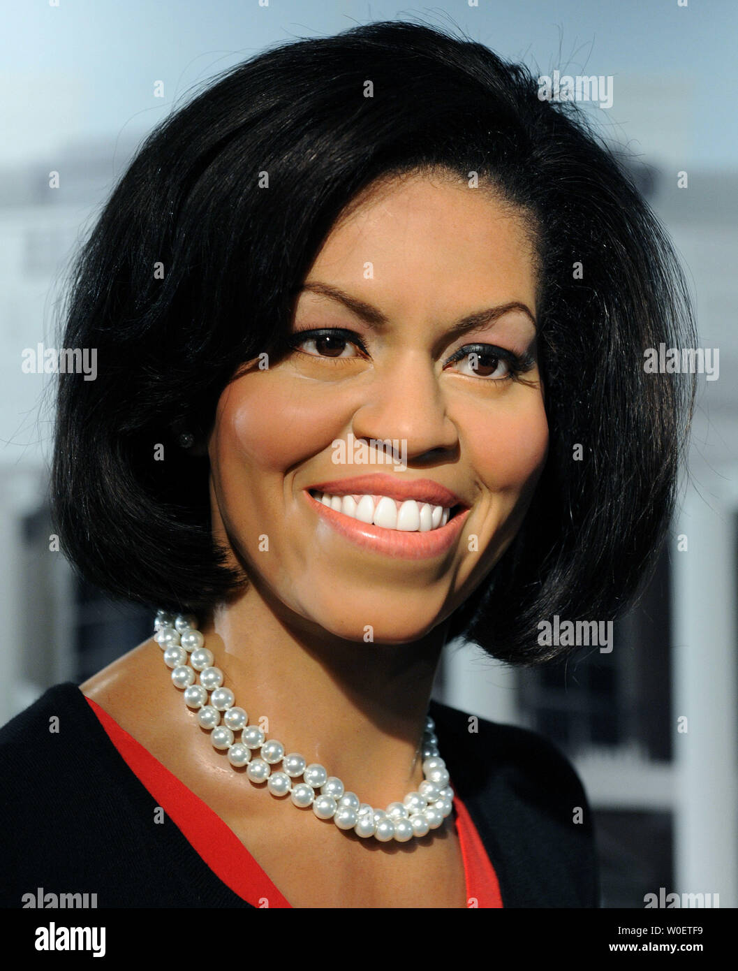 Michelle obama wax figure hires stock photography and images Alamy