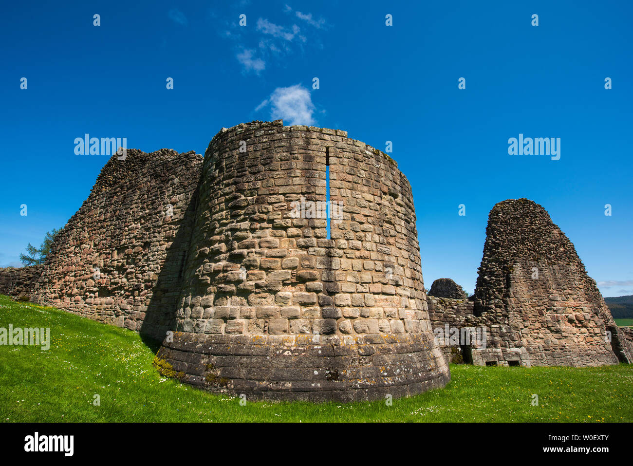 Kildrummy Castle, Aberdeenshire, Scotland. Stock Photo