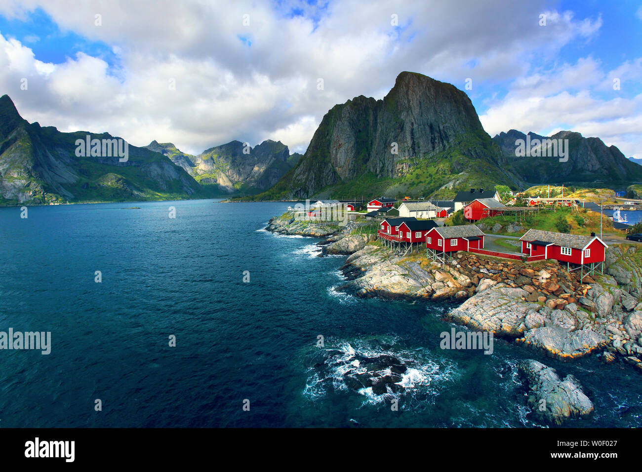 Norway, Lofoten Islands. Hamnøy, Stock Photo