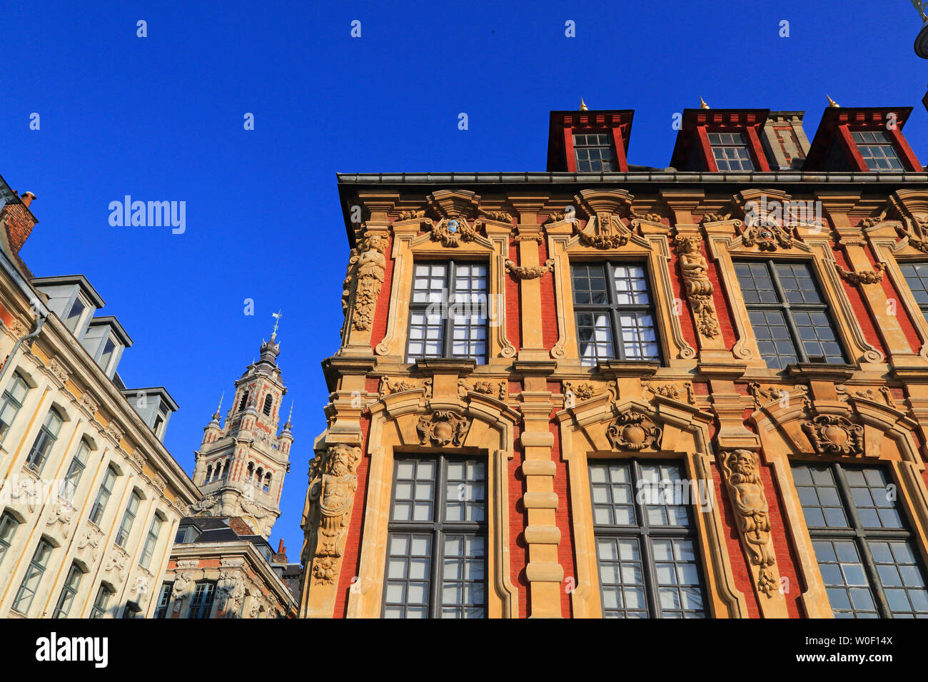 Europe, France, Hauts de France, Lille. historic center Stock Photo