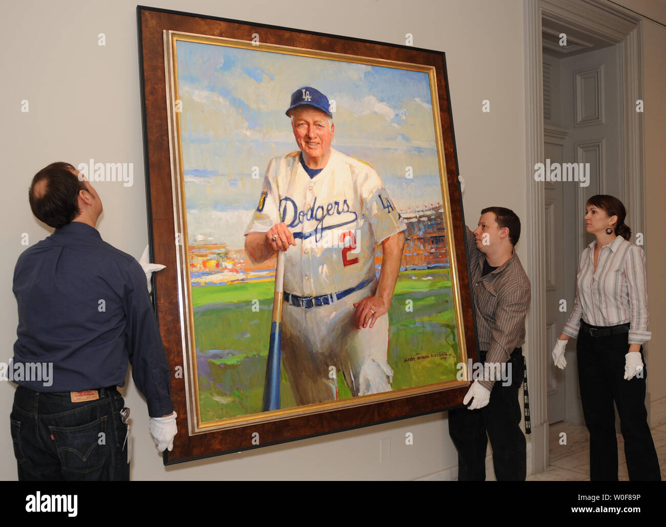 Hall of Fame manager and Los Angeles Dodger icon Tommy Lasorda