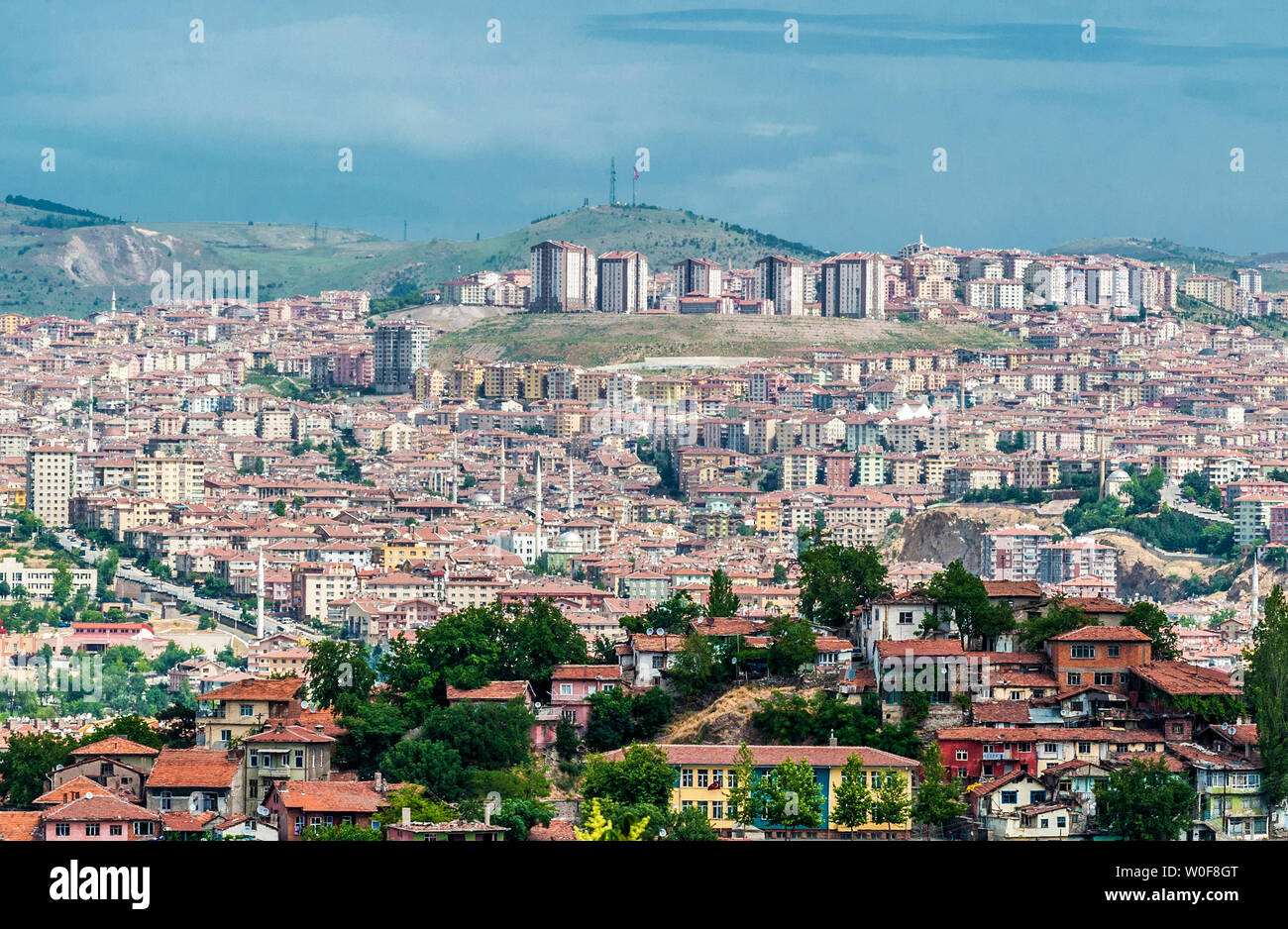 Turkey, Ankara, recent buildings on the outskirts of the city Stock Photo