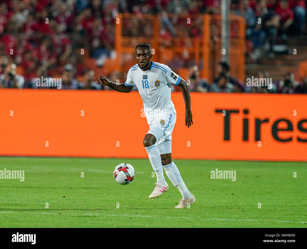 Merveille Bokadi Bope of Rd Congo during the 2019 African Cup of