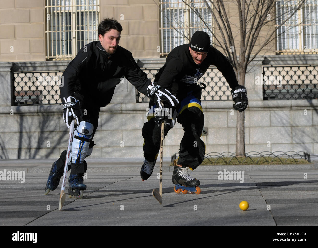 Inline hockey hires stock photography and images Alamy