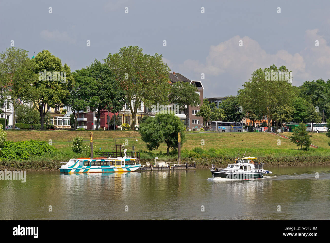 Osterdeich, Bremen, Germany Stock Photo