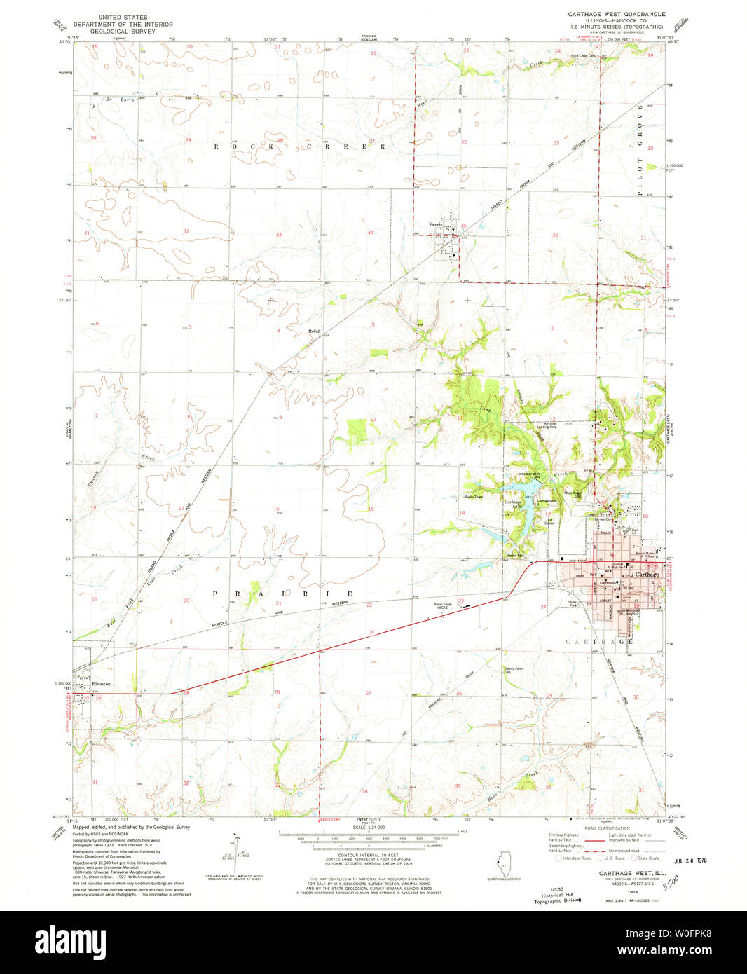 Carthage map Cut Out Stock Images & Pictures Alamy