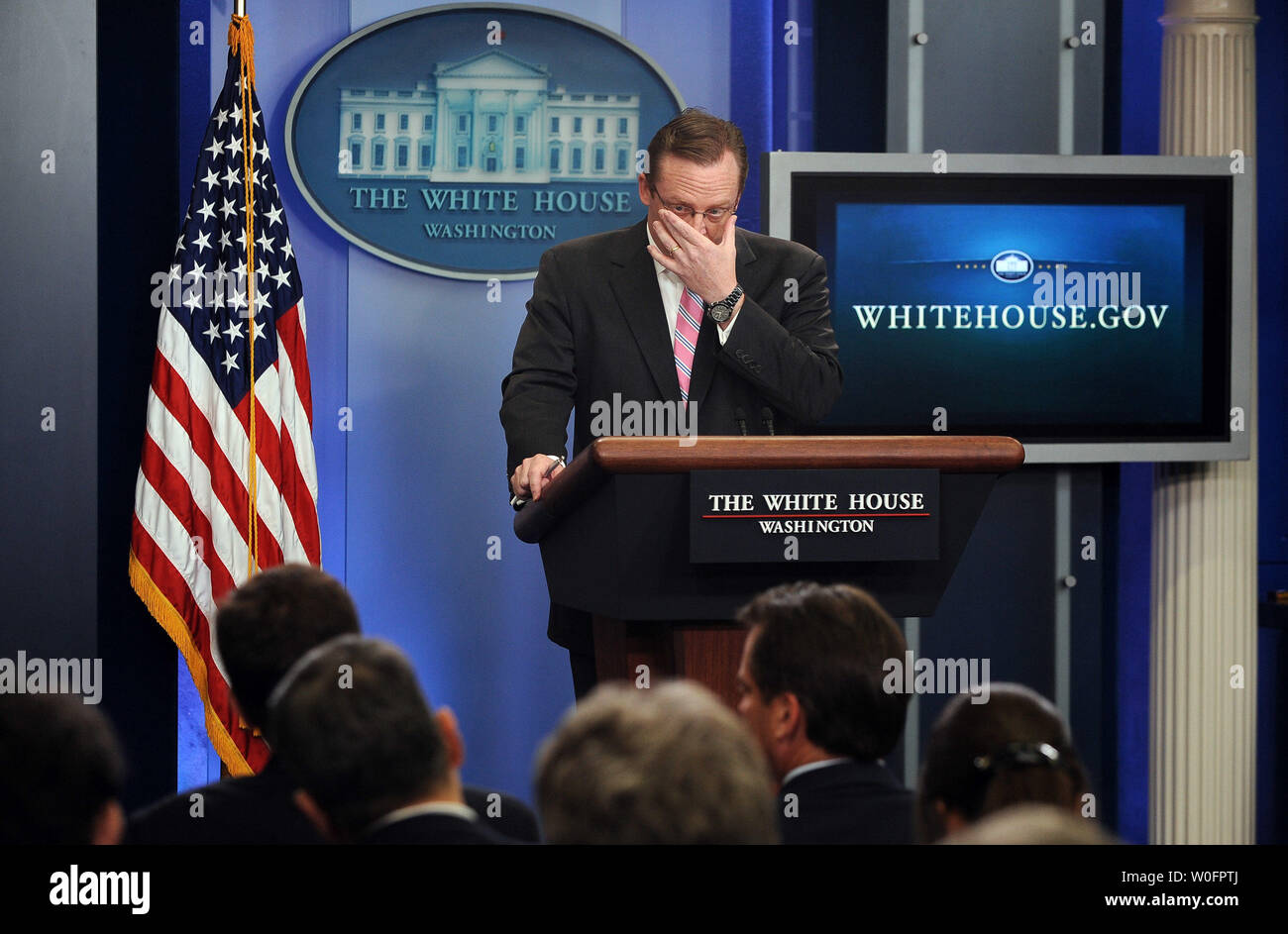 White House Press Secretary Robert Gibbs Holds A Press