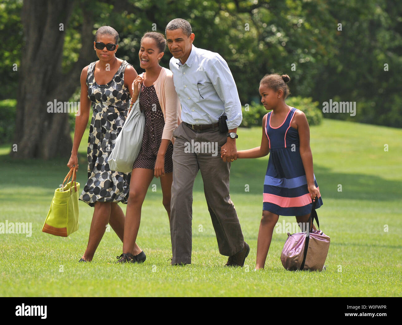 Sasha Obama High Resolution Stock Photography And Images Alamy