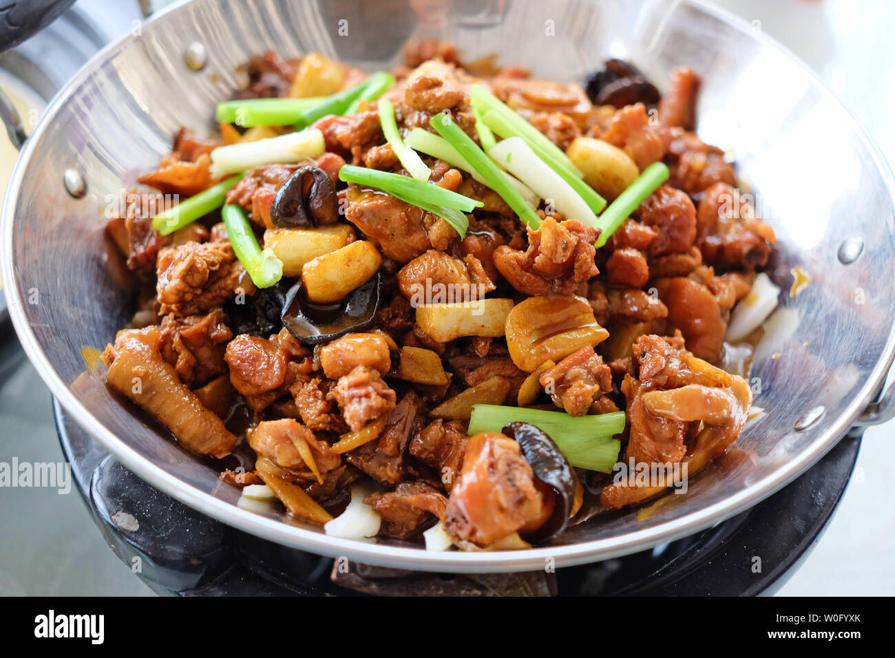hunan cuisine Dry pot chicken Stock Photo Alamy