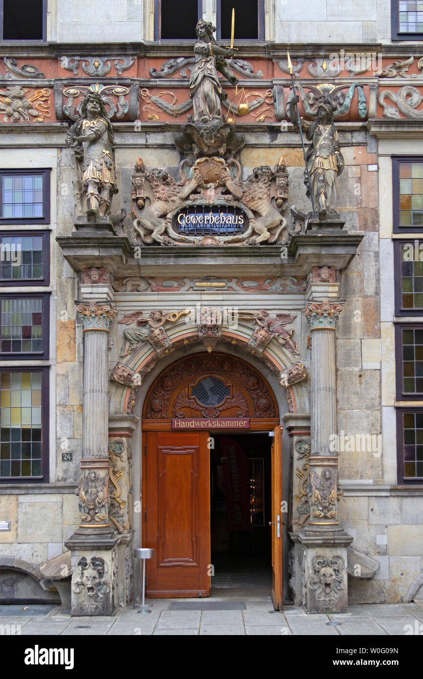 Chamber of Crafts, Bremen, Germany Stock Photo