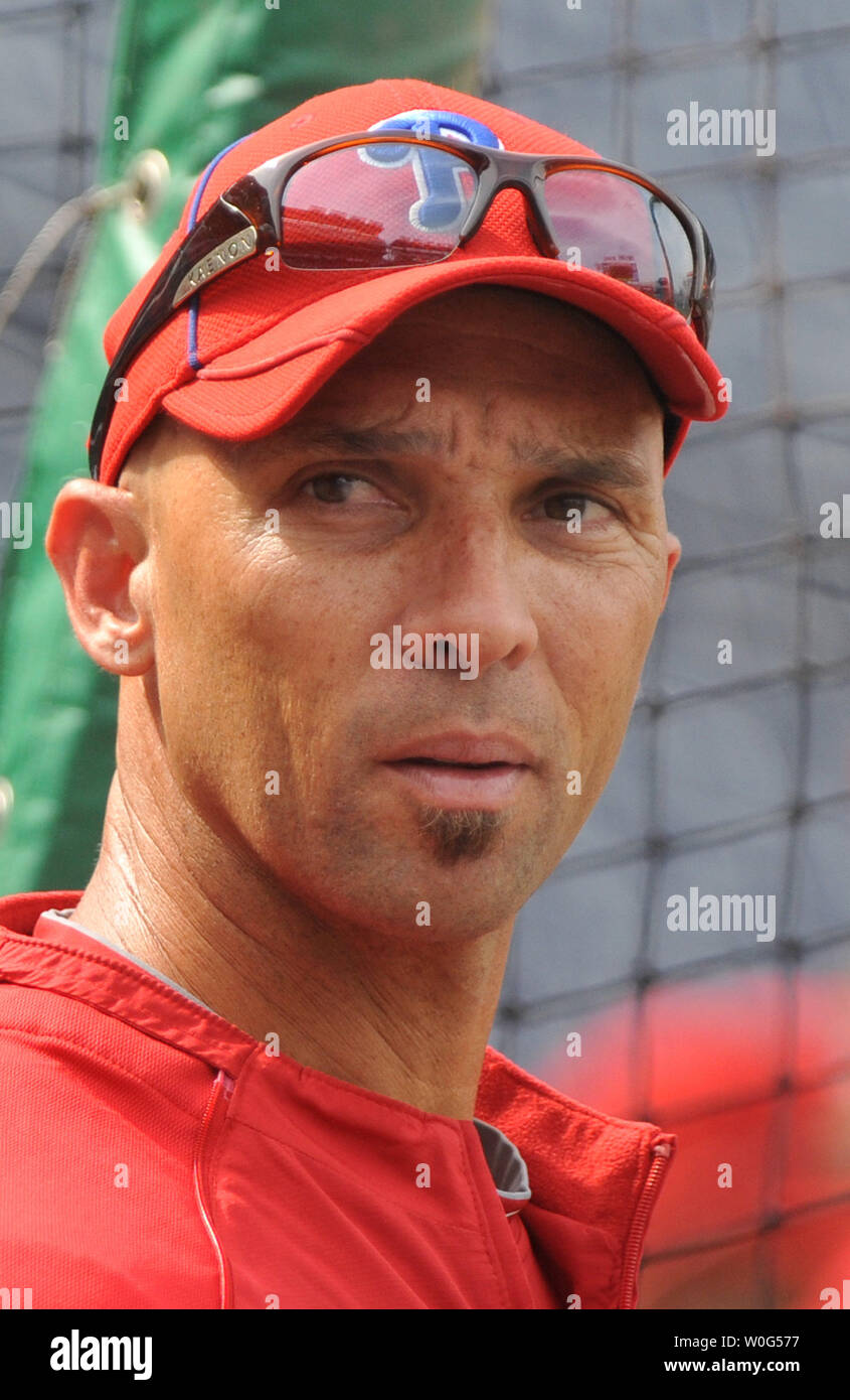 Old Time Family Baseball — Raul Ibanez, his left cheek swollen and