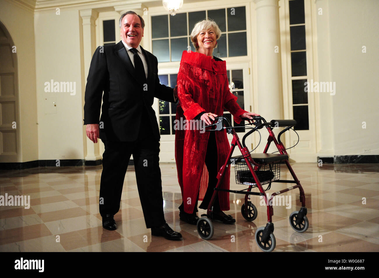 Chicago Mayor Richard Daley and his wife Maggie arrive for the State
