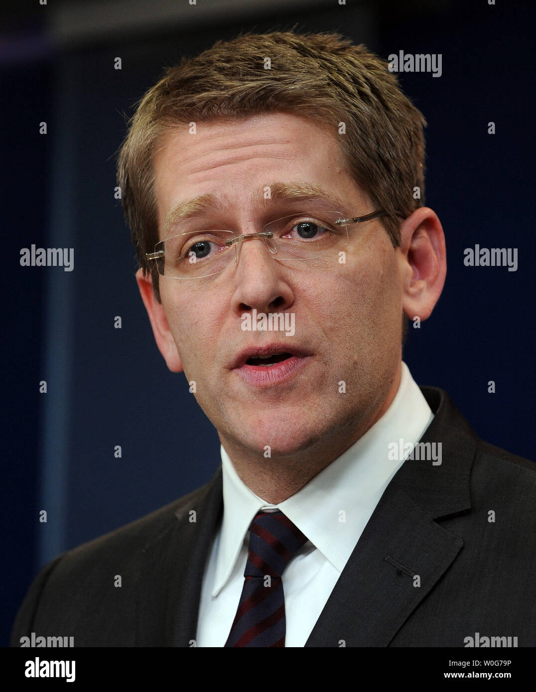 Press Secretary Jay Carney holds his first briefing as U.S. President ...