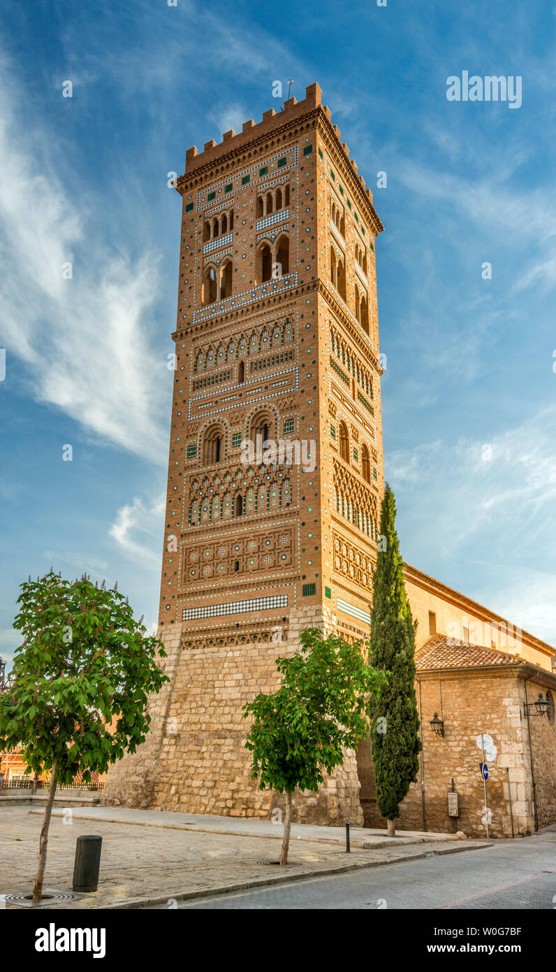 Torre De San Martin Mudejar Tower 13th Century In Teruel Aragon 