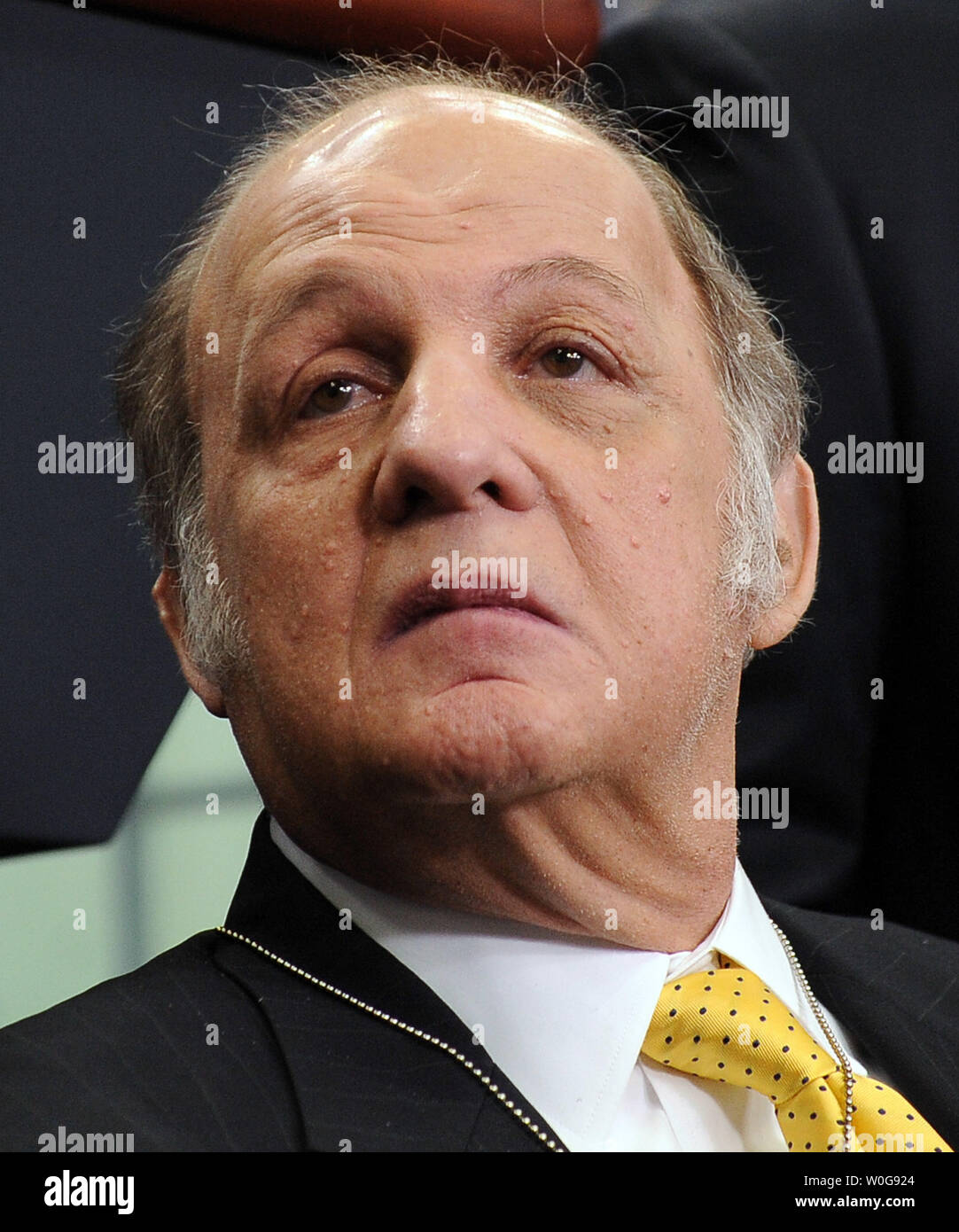 Jim Brady, Ronald Reagan's former press secretary who was shot along with Reagan 30 years ago today, visits the Brady Press Briefing Room in the White House in Washington on March 30, 2011.     UPI/Roger L. Wollenberg Stock Photo