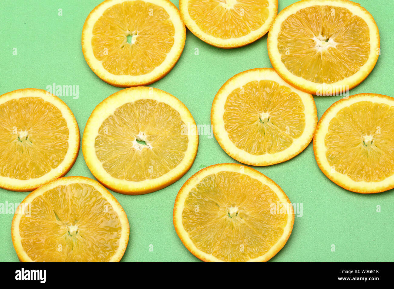 Slices fresh navel orange hi-res stock photography and images - Alamy