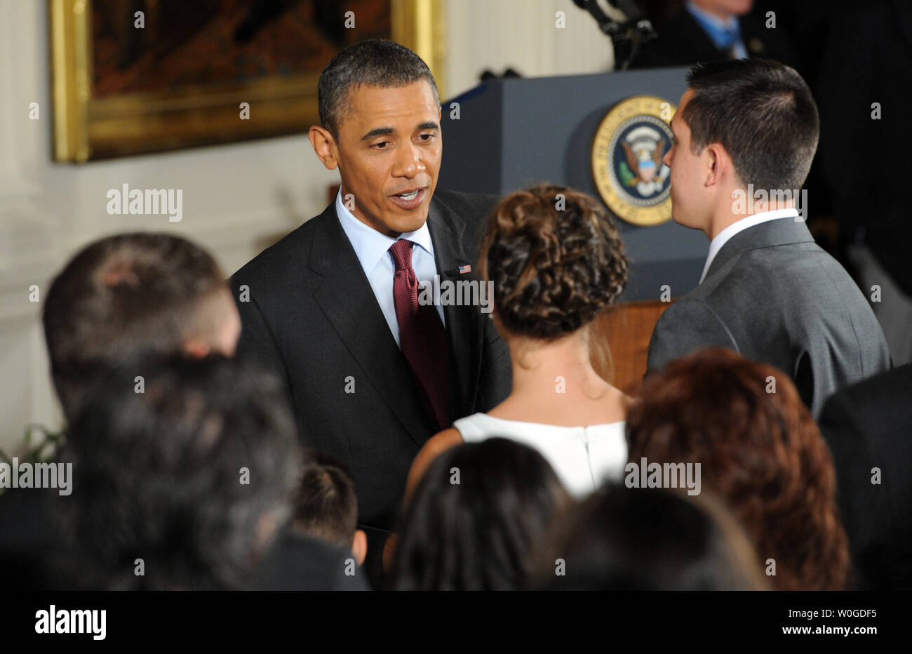 Sergeant First Class Leroy Arthur Petry, U.S. Army, waits to receive his  Medal of Honor from U.S. President Barack Obama for his heroic actions in  Afghanistan in May, 2008, during a ceremony