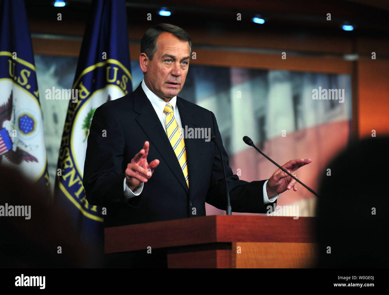 Speaker Of The House John Boehner R Oh Holds His Weekly Press