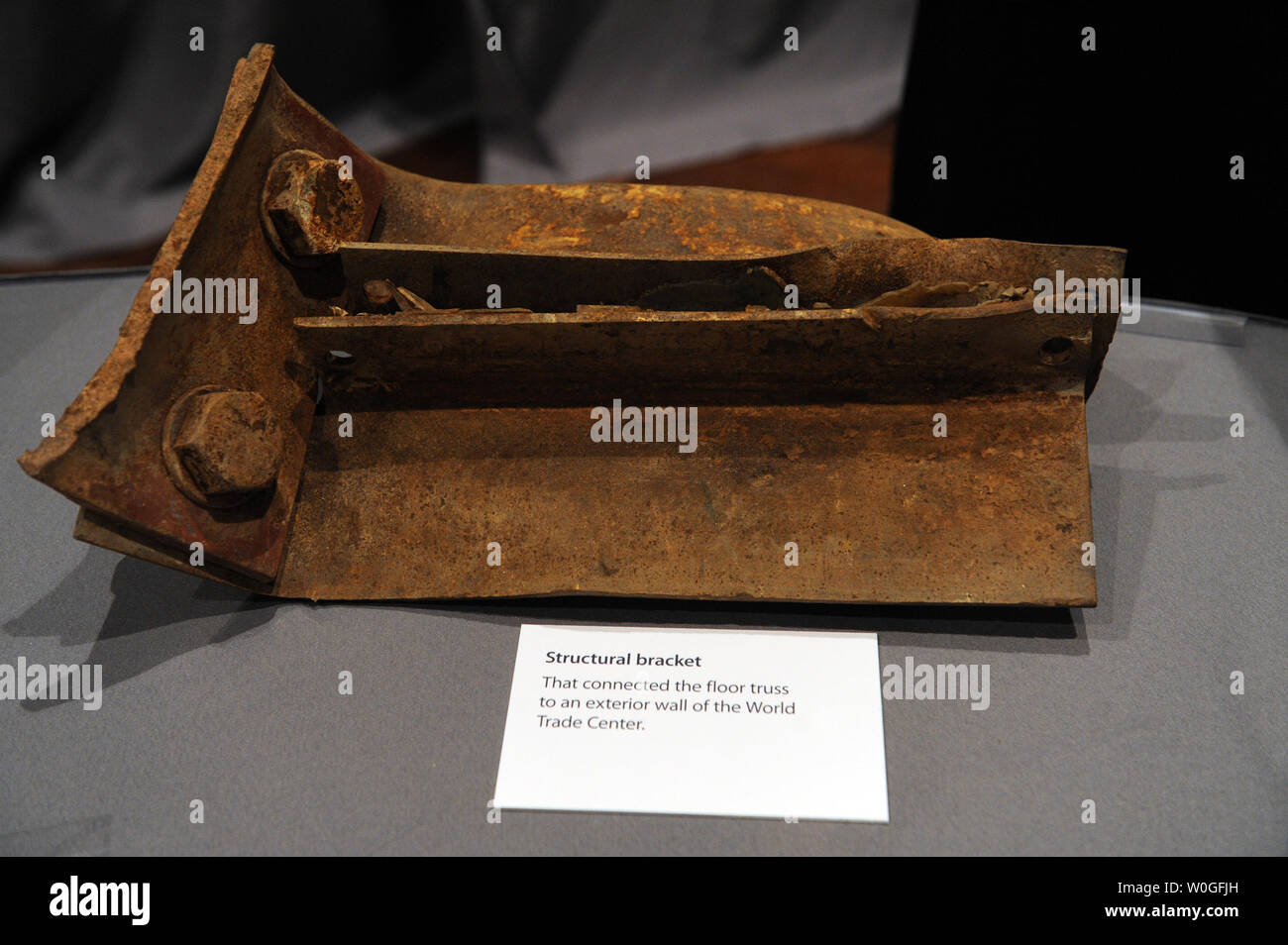 Debris From The World Trade Center Is Seen At The September 11 Remembrance And Reflection Exhibit