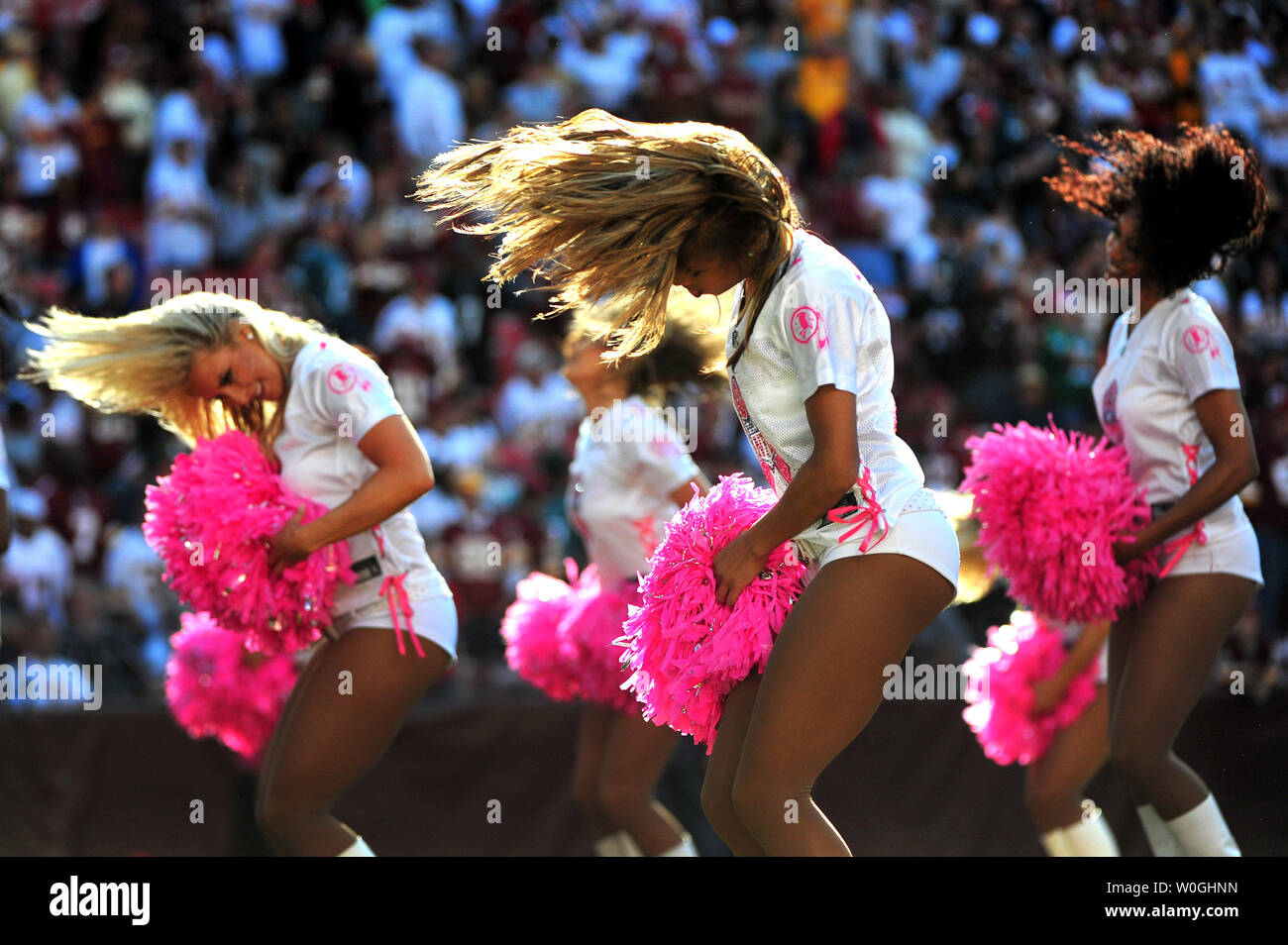 FedEx Field, Landover, Maryland, .Washington Redskins cheerleader