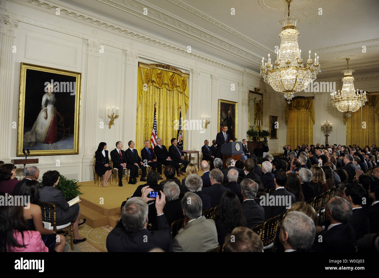 U.S. President Barack Obama presents the National Medals of Science and ...