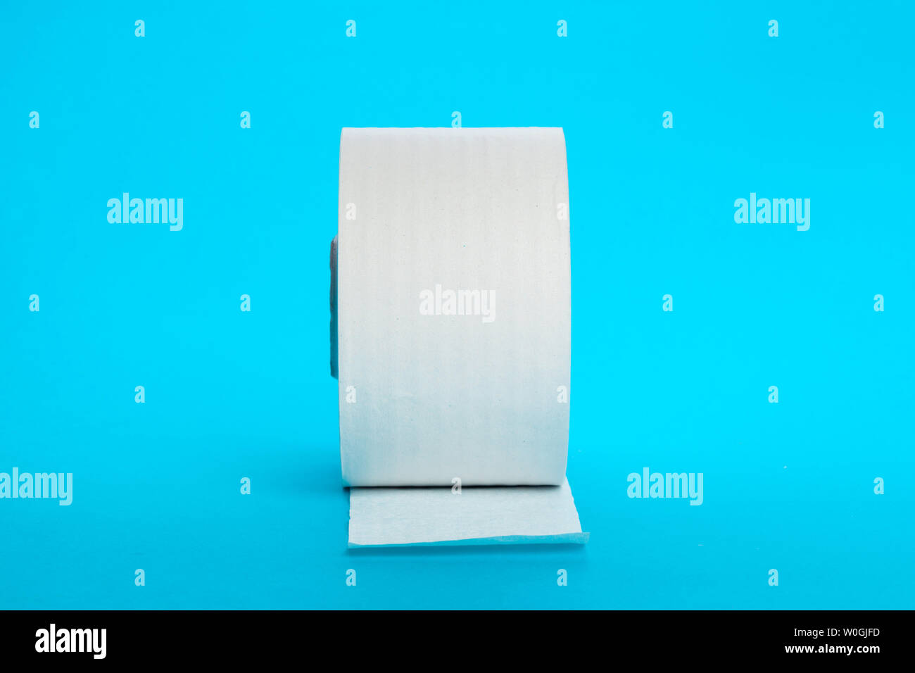 Toilet paper unrolling Stock Photo Alamy