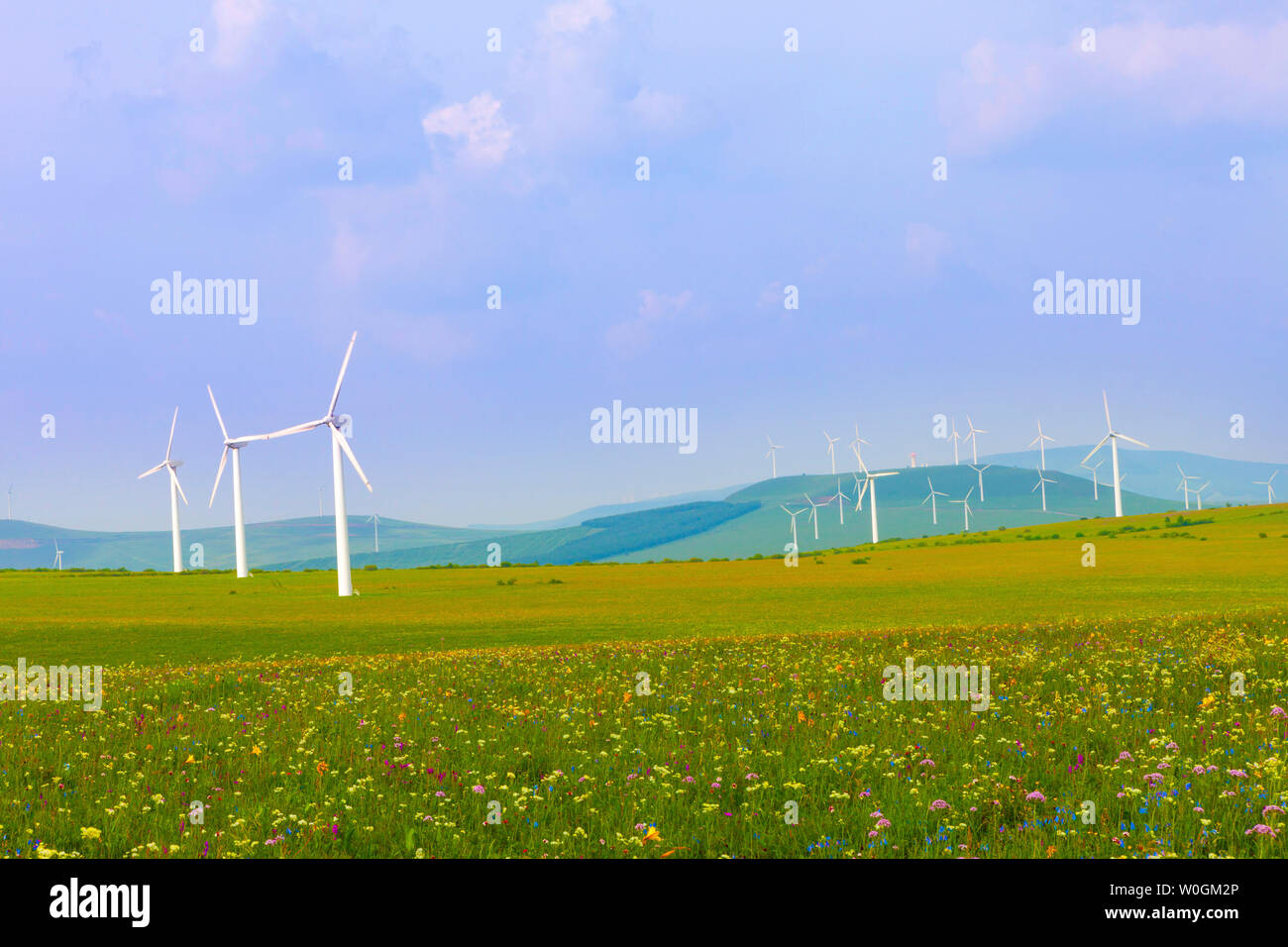 Blue cloud clouded sky hi-res stock photography and images - Alamy