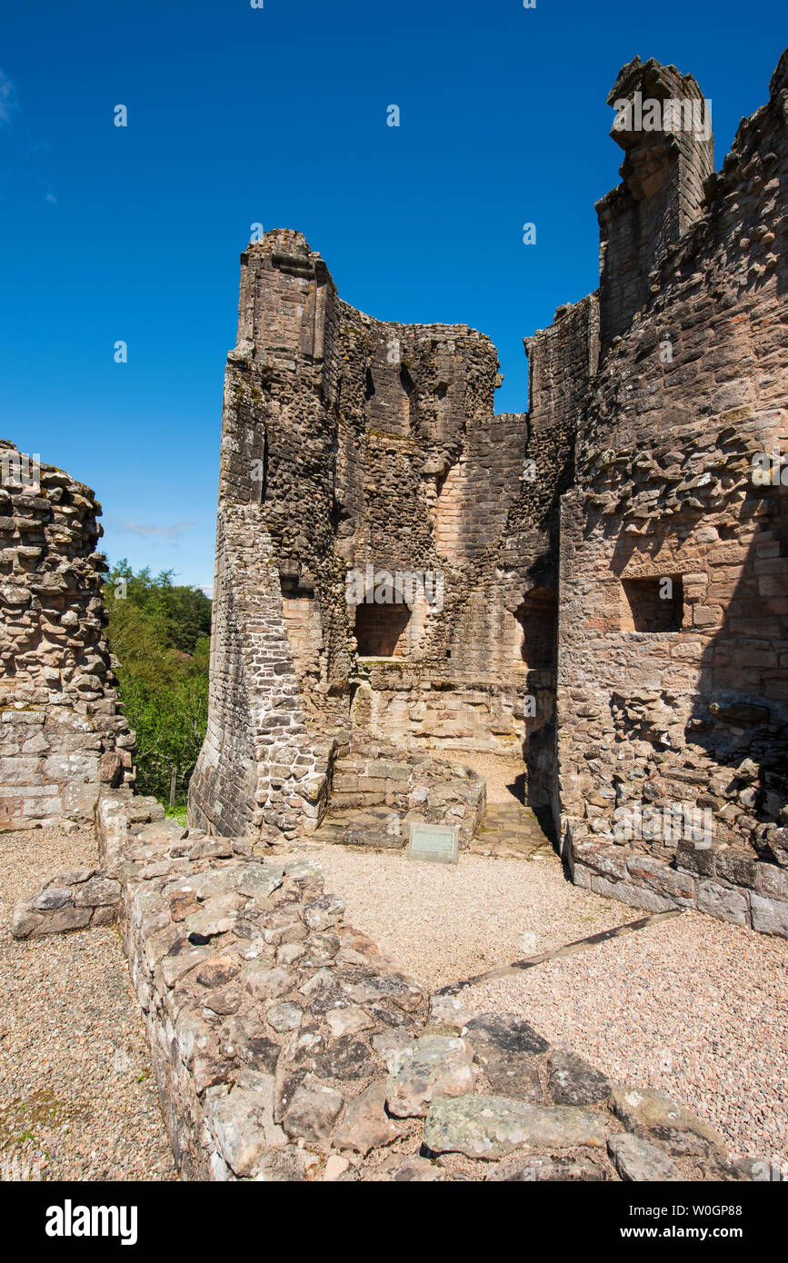 The Warden's Tower at Kildrummy Castle, Aberdeenshire, Scotland. Stock Photo