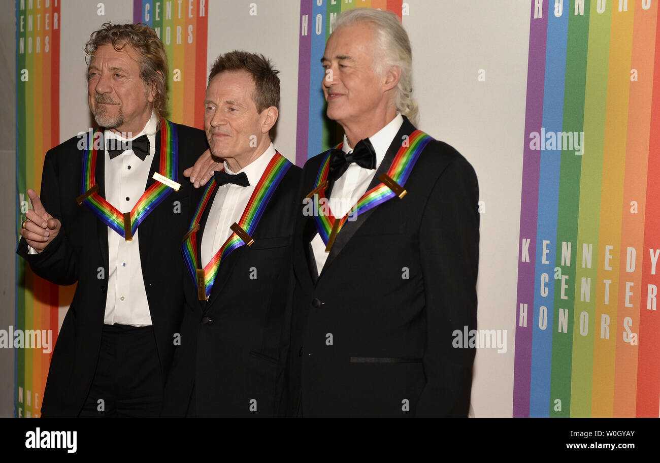 2012 Kennedy Center Honorees members of the rock band Led Zeppelin (LR