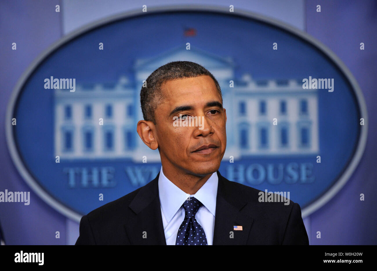 President Barack Obama Speaks On The Upcoming Automatic Government Spending Cuts Dubbed 7680